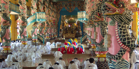 circuit vietnam cambodge cao dai temple tay ninh