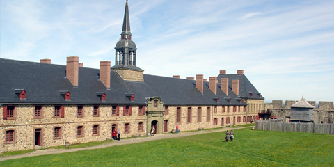 montreal halifax en voiture forteresse de Louisbourg