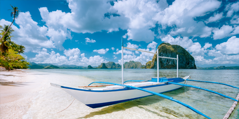 sejour philippines palawan el nido plage bateau