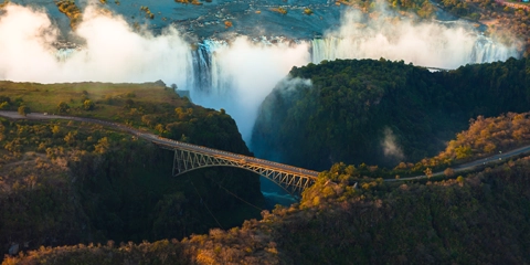 Voyage organisé Afrique australe chutes victoria coté zimbabwe